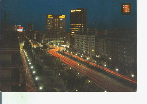 Postal 014513: Avenida del Generalisimo Franco a la altura plaza calvo sotelo en Barcelona