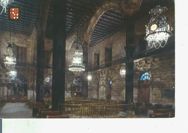 Postal 014514: La Lonja de Barcelona, sala de contrataciones