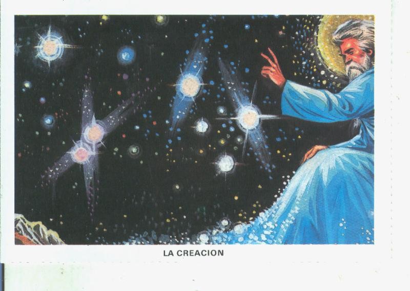 Postal 014524: La Biblia: La creacion