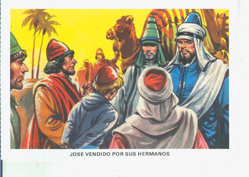 Postal 014537: La Biblia: Jose vendido por sus hermanos