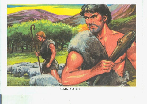 Postal 014540: La Biblia: Cain y Abel