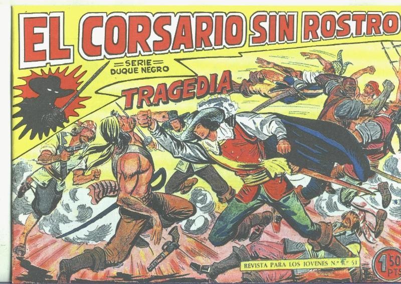 El Corsario sin Rostro, facsimil numero 06: Tragedia