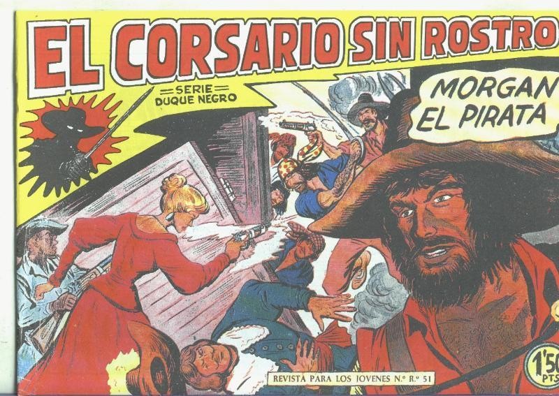 El Corsario sin Rostro, facsimil numero 07: Morgan el pirata