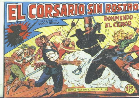 El Corsario sin Rostro, facsimil numero 16: Rompiendo el cerco