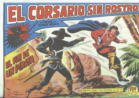 El Corsario sin Rostro, facsimil numero 18: El fin de un pirata