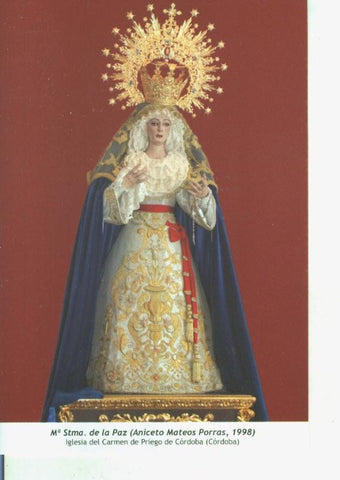 Postal 014578: Virgen Maria Santisima de la Paz (Aniceto Mateos Porras)