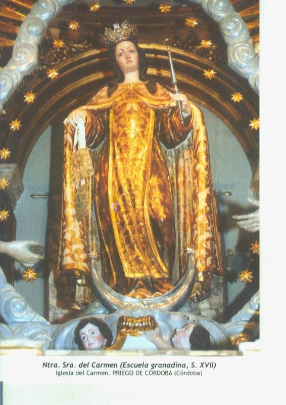 Postal 014579: Virgen Ntra Sra del Carmen (escuela granadina)