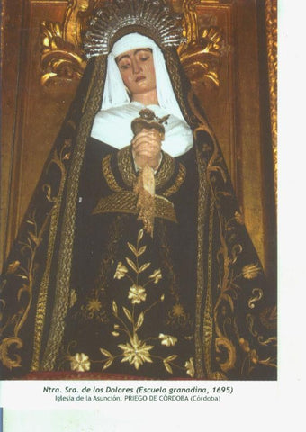 Postal 014583: Virgen Ntra Sra de los Dolores (escuela granadina)
