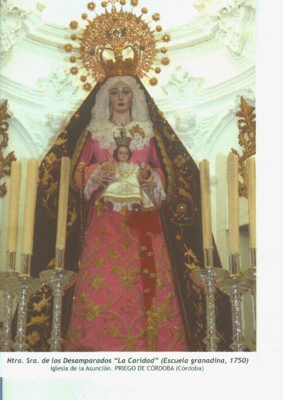 Postal 014586: Virgen Ntra Sra de los Desamparados (escuela granadina)
