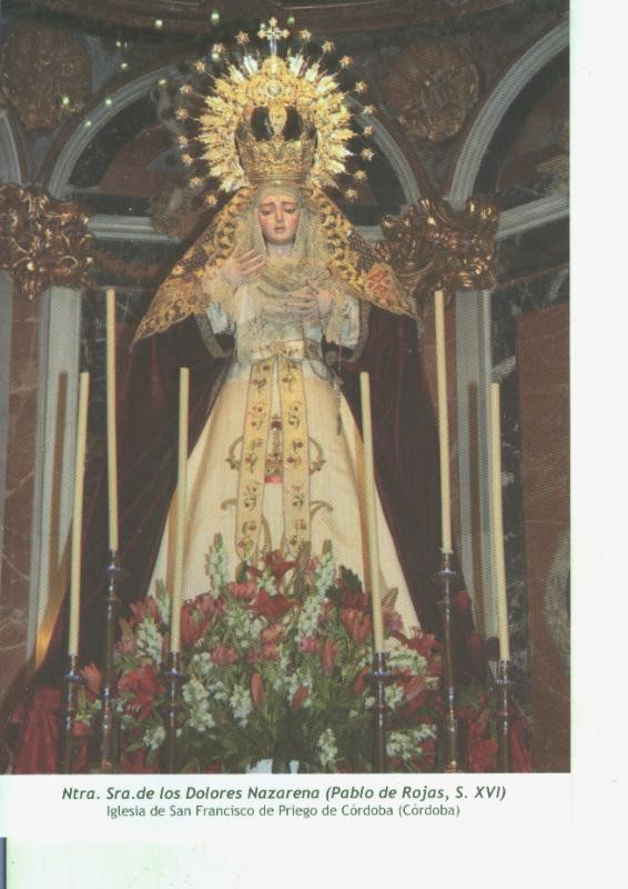 Postal 014592: Virgen Ntra Sra de los Dolores Nazarena (Pablo de Rojas)