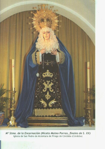Postal 014599: Virgen Maria Santisima de la Encarnacion (Niceto Mateos Porras)