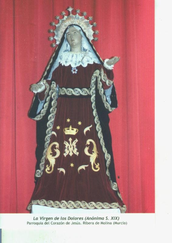 Postal 014608: Virgen de los Dolores (anonima)