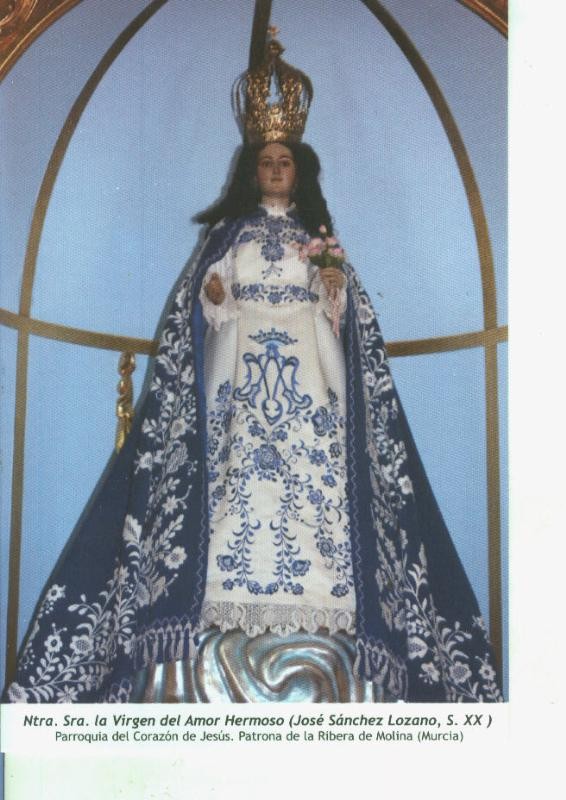Postal 014609: Virgen Ntra Sra del Amor Hermoso (Jose Sanchez Lozano)