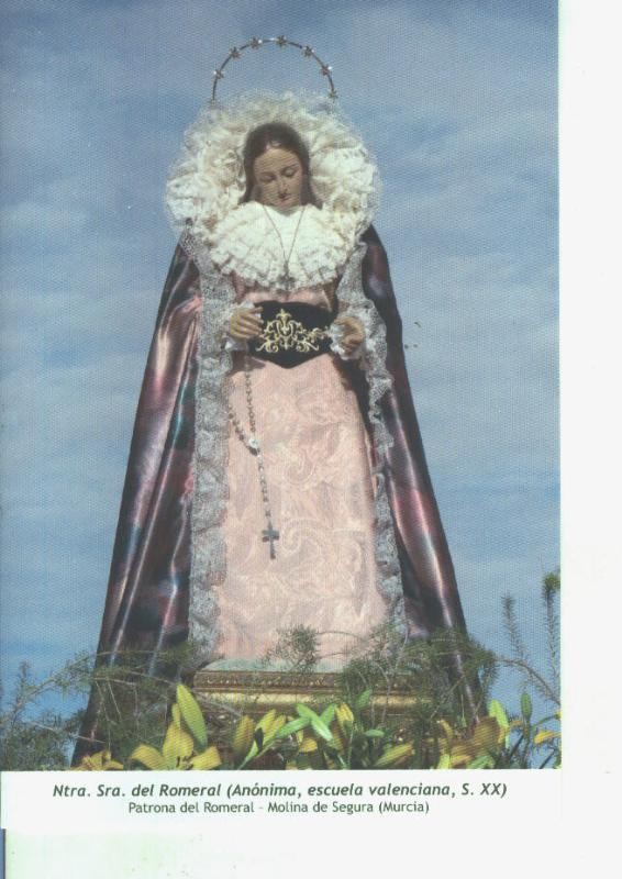 Postal 014610: Virgen Ntra Sra del Romeral (anonima, escuela valenciana)