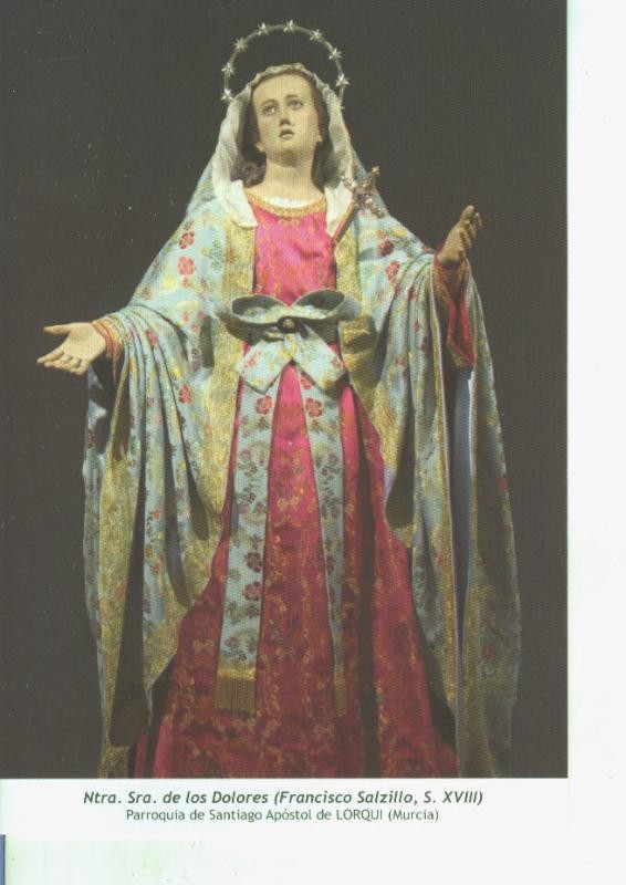 Postal 014611: Virgen Ntra Sra de los Dolores (Francisco Salzillo)