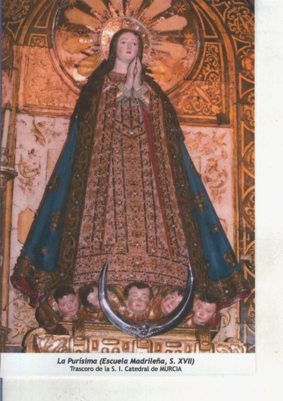 Postal 014633: Virgen La Purisima (escuela madrileña)