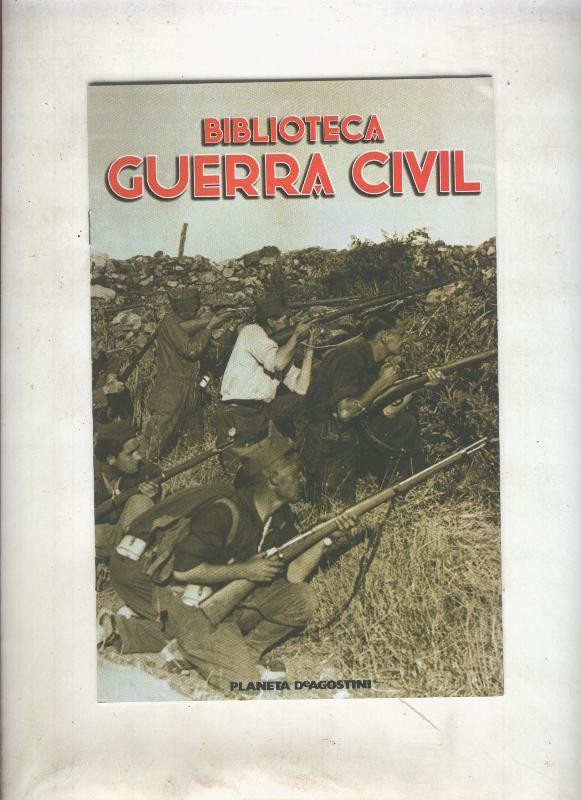 Biblioteca Guerra Civil folleto propaganda obra