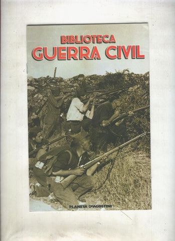 Biblioteca Guerra Civil folleto propaganda obra