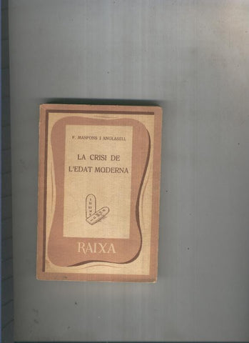 La crisi de l edat moderna