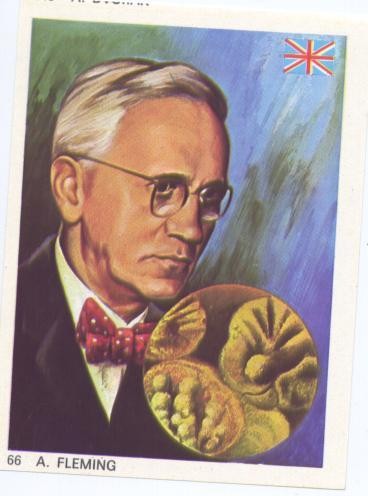 Cromos: Hombres Famosos numero 066: A.Fleming