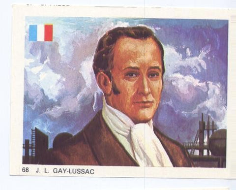 Cromos: Hombres Famosos numero 068: J.L.Gay Lussac