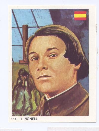 Cromos: Hombres Famosos numero 114: I.Nonell