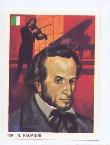 Cromos: Hombres Famosos numero 154: N.Paganini
