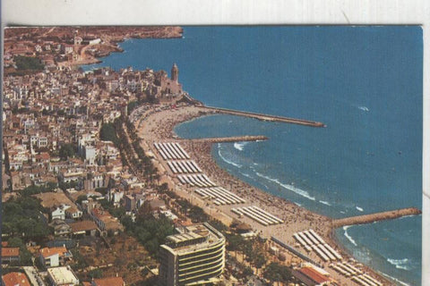 Postal 005987 : Vista aera de Sitges
