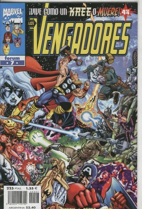 Los Vengadores volumen 3 numero 07: Vive como un Kree o muere, cuarta parte