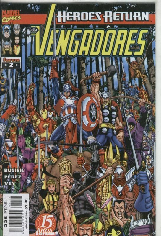Los Vengadores volumen 3 numero 02: Una vez Vengador, segunda parte