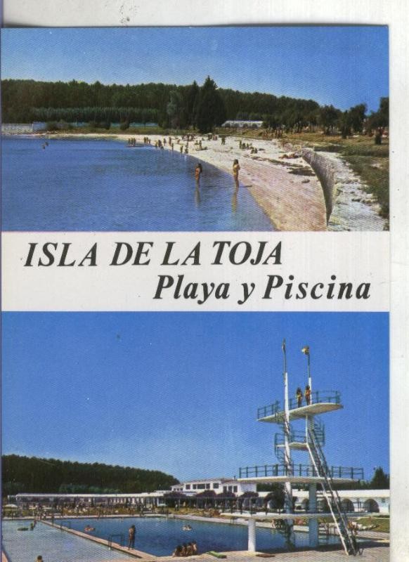 Postal 003522: Isla de la Toja: Playa y Piscina