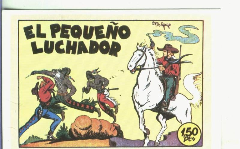 Postal 000605: Ficha: El Pequeño Luchador