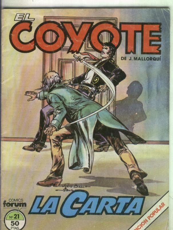 El Coyote numero 21: La carta