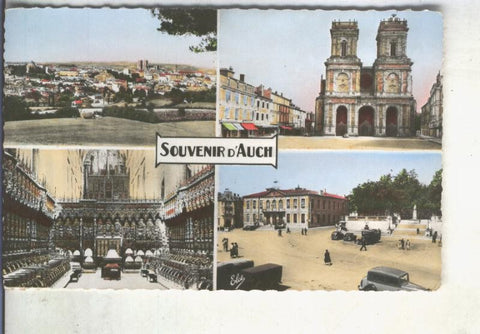 Postal 014643: Vistas varias de Auch, Francia