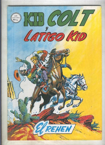 Kid Colt numero 05: El rehen (numerado 1 en trasera)