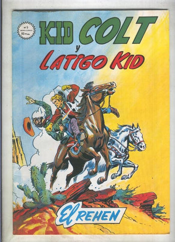 Kid Colt numero 05: El rehen (numerado 2 en trasera)