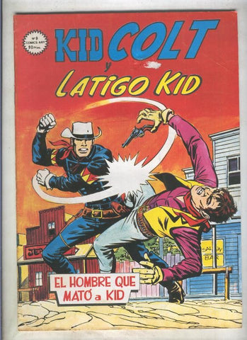 Kid Colt numero 09: El hombre que mato a Kid (numerado 1 en trasera)