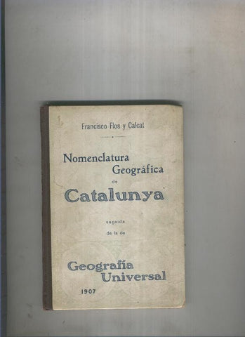 Nomenclatura geografica de Catalunya seguida de la de