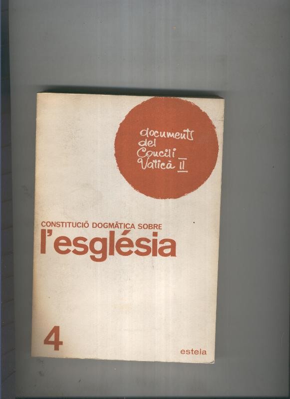 Constitucio dogmatica sobre l esglesia