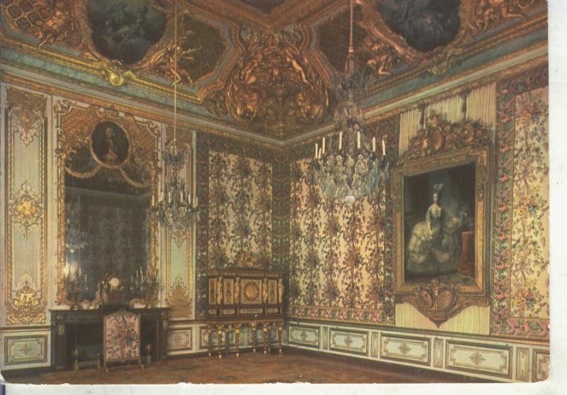 Postal 014651: Camara de Maria Antonieta en el castillo de Versailles, Francia