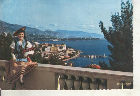Postal 014672: Vista general de Montecarlo, Monaco