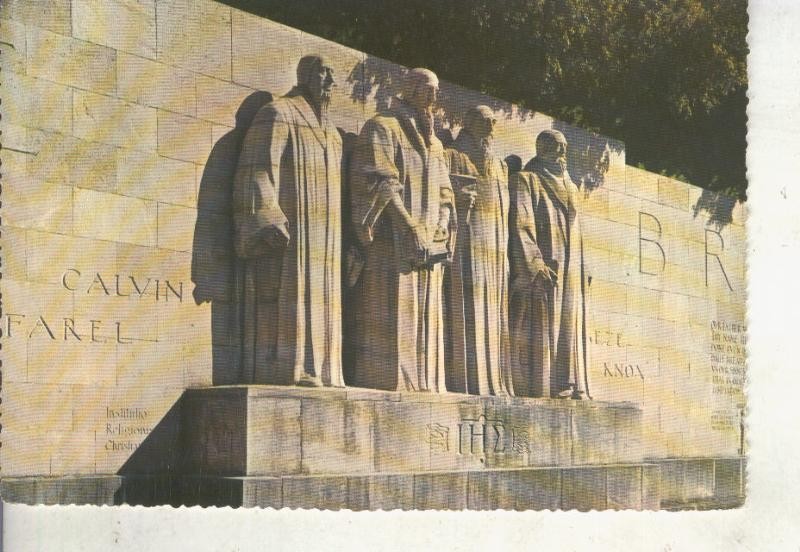Postal 014681: Monumento de la Reforma en Geneve