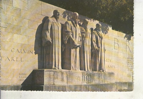 Postal 014681: Monumento de la Reforma en Geneve