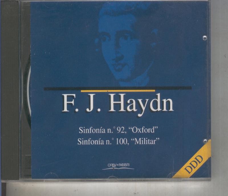 CD Musica: F.J.Haydn: Sinfonia numero 92: Oxford y numero 100: Militar
