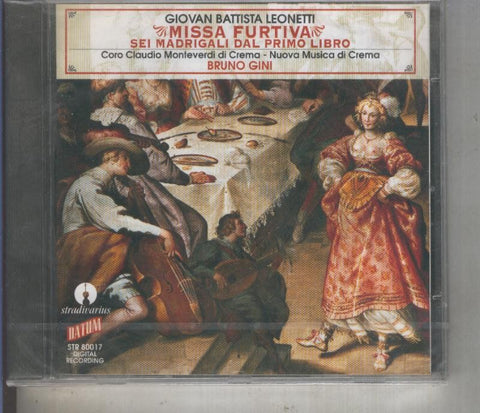 CD Musica: Giovan Batista Leonetti: Missa Furtiva sei madrigali dal primo libro
