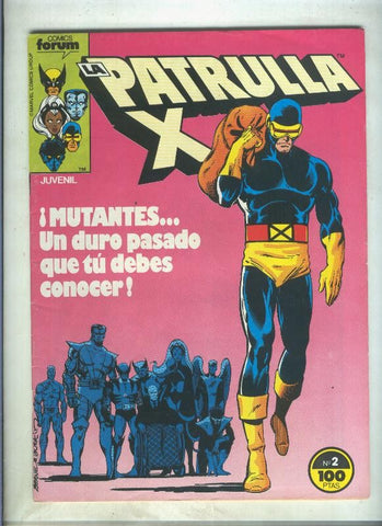 La Patrulla X volumen 1 numero 002: Krakoa la isla viviente (numerado 1 en trasera)
