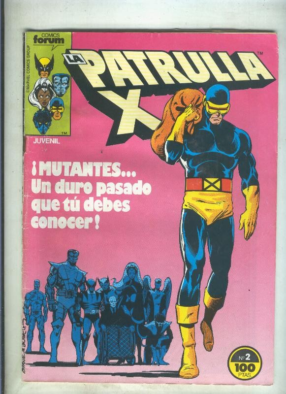 La Patrulla X volumen 1 numero 002: Krakoa la isla viviente (numerado 4 en trasera)