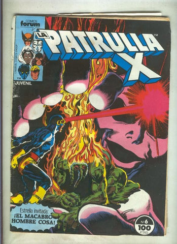 La Patrulla X volumen 1 numero 006: Demonio (numerado 4 en trasera)