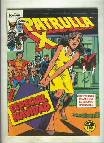 La Patrulla X volumen 1 numero 011: especial Navidad (numerado 1 en trasera)