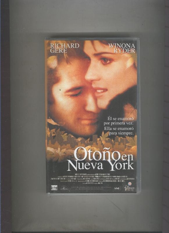 Video VHS: Otoño en Nueva York (richard Gere-Winona ryder)